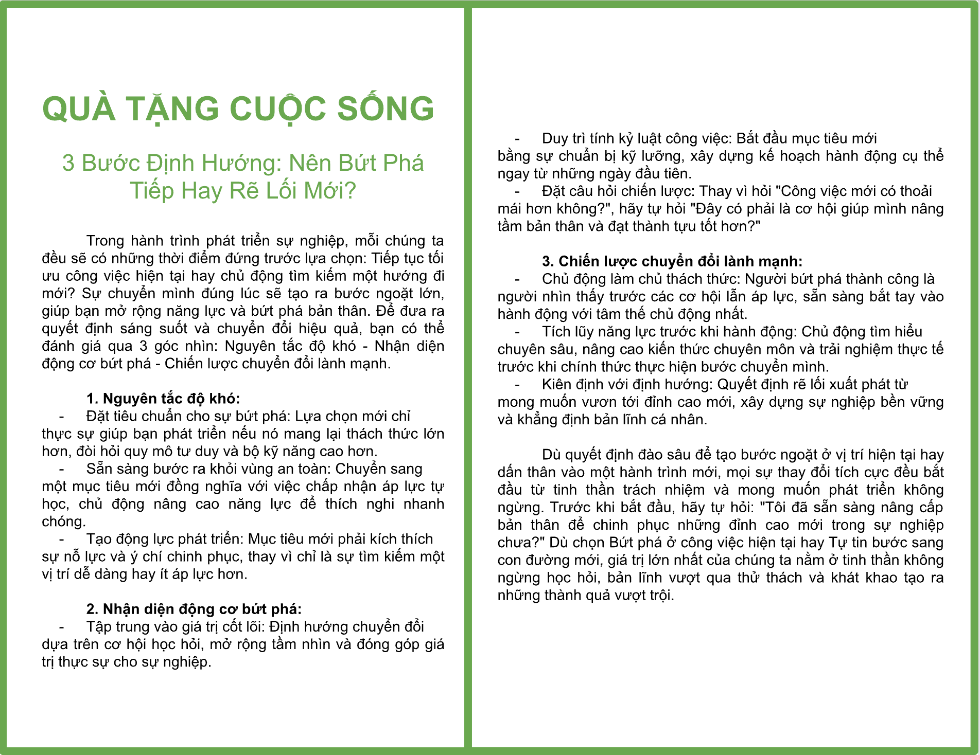 Quà Tặng Cuộc Sống